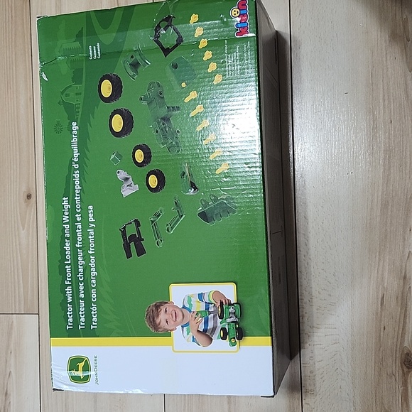 John deere tractor with front loader and weight - Picture 4 of 4